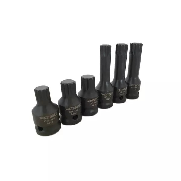 Vielzahn Schlagschraubereinsatz lang und kurz M14, M16 & M18 1/2"