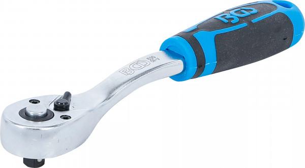 Umschaltknarre | feinverzahnt | Abtrieb Außenvierkant 6,3 mm (1/4")