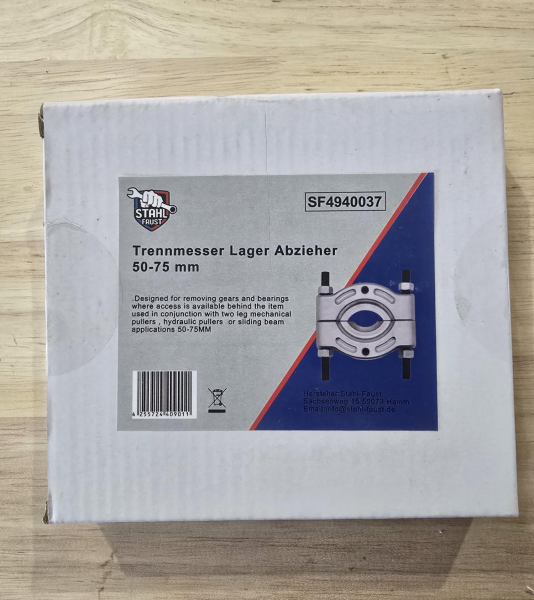 Trennmesser Lager Abzieher 50-75mm Auszieher