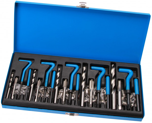 Gewindereparatur Satz Helicoil 131-tlg.Gewindeeinsätze Bohrer