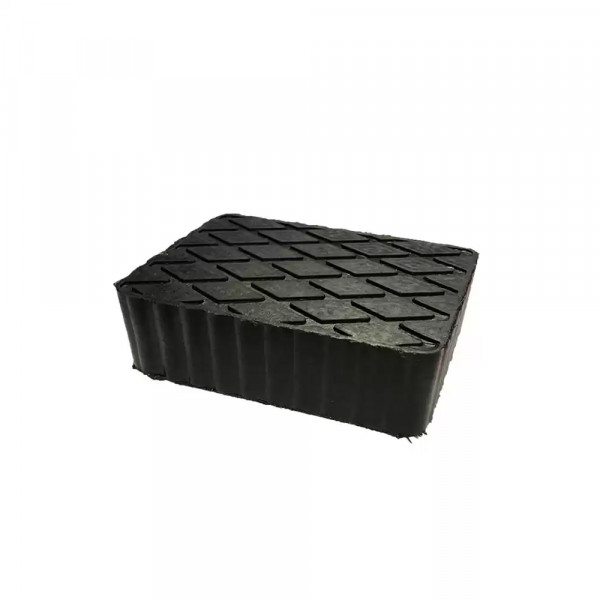 Unterstellklotz Gummi Böcke Hebebühne Hubbrücken-Gummiaufnahmeklotz 160x120x35 mm