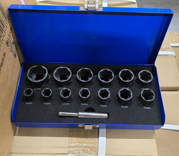 Schrauben Ausdreher Satz für defekte Muttern und Schrauben