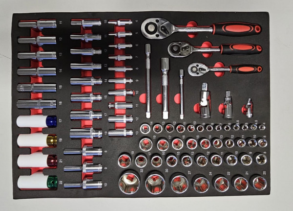 Steckschlüssel Sechskant Systemeinlage Werkzeugeinlage
