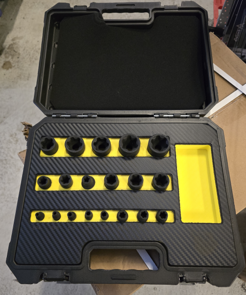 Torx Außentorx Kraftausführung 19-teilig E Profil Nüsse