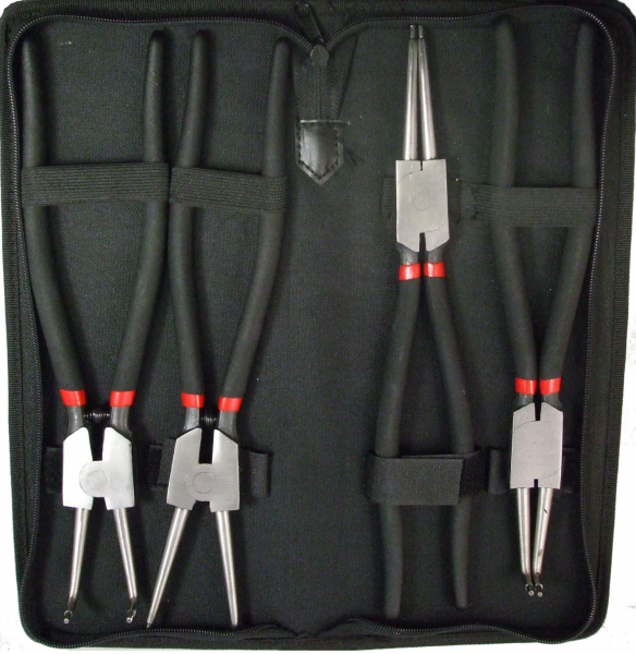 Seegeringzange 4 teiliges Set 330mm Sicherungszangen Sprengring Zangen Set