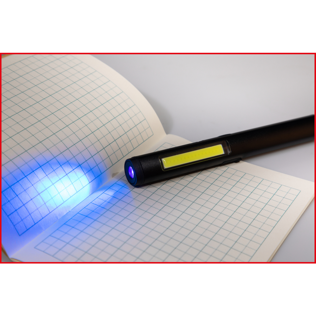 KS Tools  Akku LED Inspektionslampe Handlampe mit Laserpointer 350L UV Licht 