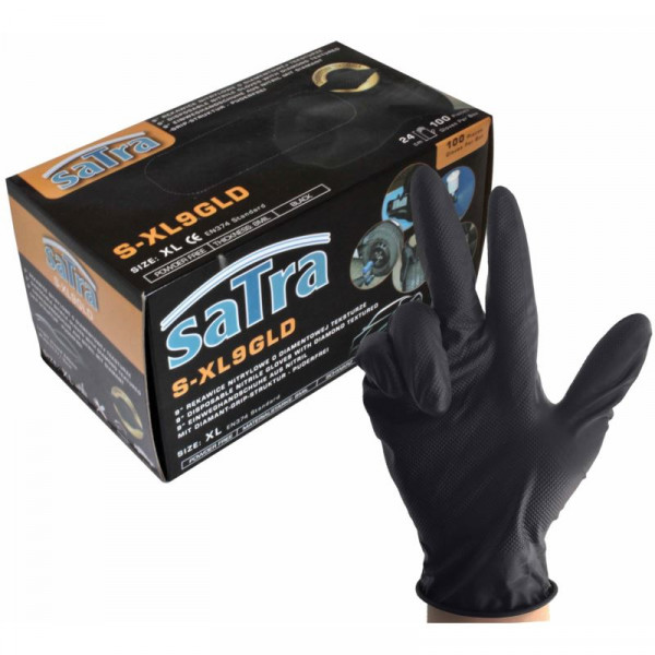 Nitril Handschuhe Einweg-Nitrilhandschuhe in Größe XL (Paket mit 100 Stück)