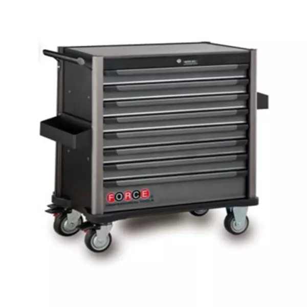 Force Jumbo-Werkzeugwagen 8 Schubladen mit 437 Werkzeugteilen