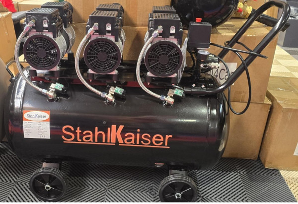 Kompressor 100 Liter Ölfrei Elekro Druckluft Kompressor 8BAR