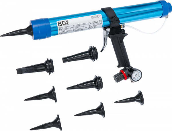 Druckluft Klebe und Dichtstoffpresse für Schlauchbeutel