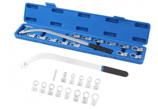 Spannrollen Schlüssel Satz 15 teilig Vielzahn Torx E-Profil