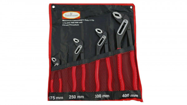 Wasserpumpenzange Set 4 tlg. 175-240-300-400 mm