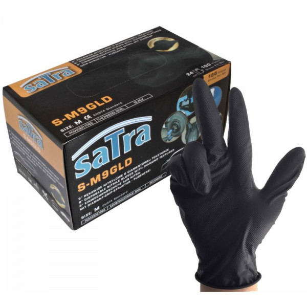 Nitril Handschuhe Einweg-Nitrilhandschuhe in Größe M (Paket mit 100 Stück)