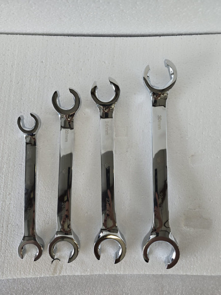 Offener Ringschlüsselsatz 17-32mm Leitungsschlüssel 4tlg.