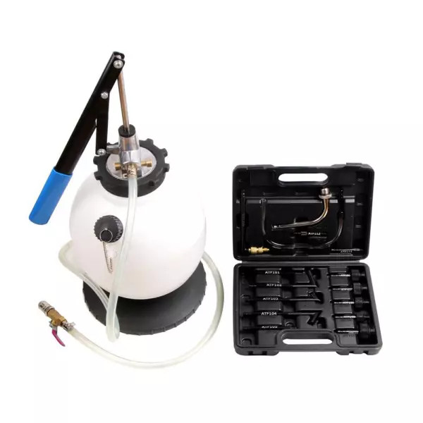 Getriebeöl-Einfüllgerät mit Handpumpe 15 Adapter 7 Liter