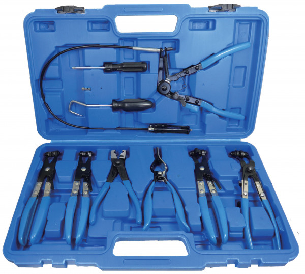 Schlauchklemmen Zange Set Abklemmzange Schlauchschellenzangen 9-tlg.
