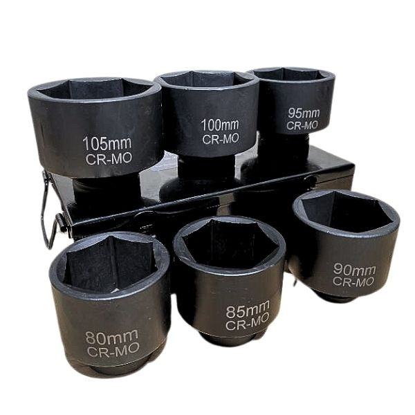 Kraft Steckschlüssel Satz 1 Zoll 6-teilig 80-105mm
