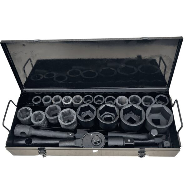 Kraft Steckschlüssel Satz 26-teilig 21-65mm 3/4" und 1"