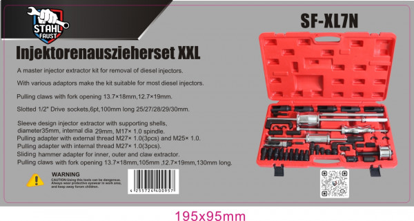 Injektoren Auszieher Set Injektor Abzieher XXL