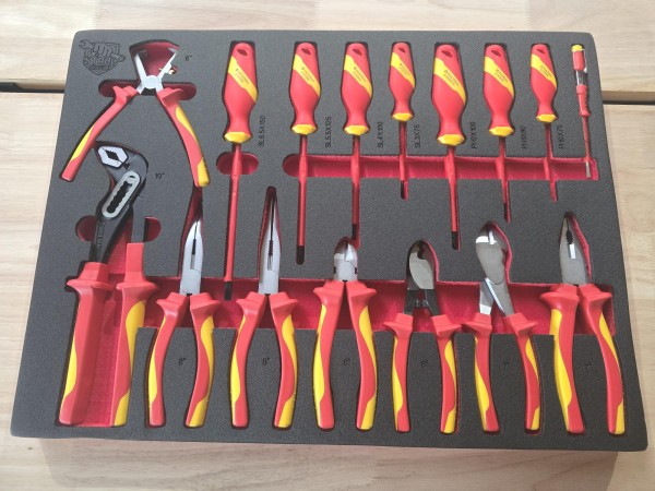 Werkzeugeinlage EDV Schraubendreher Zangen Satz 16-teilig