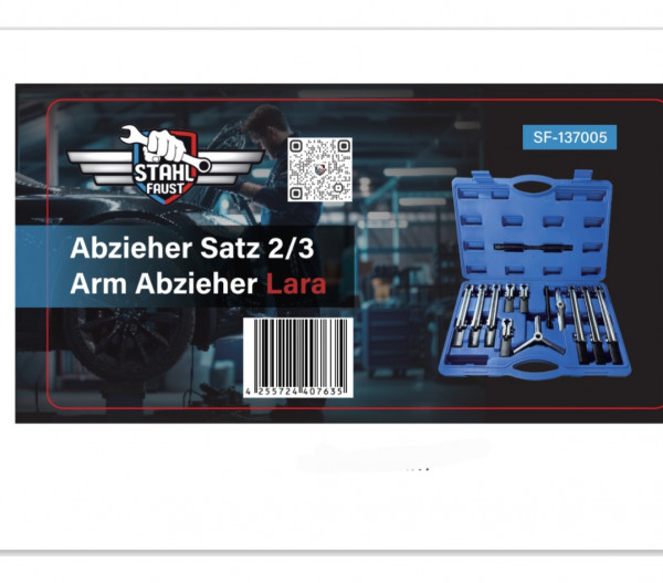 Universal-Abzieher-Satz, 50-160 mm ,13-tlg.LARA