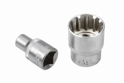 Kraft-Steckschlüsselsatz 1" Metrisch Zwölfkant 25-teilig 17 - 75mm