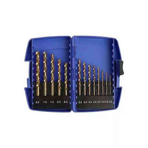 Spiralbohrer Set 2-8 mm Kobalt 13 teilig