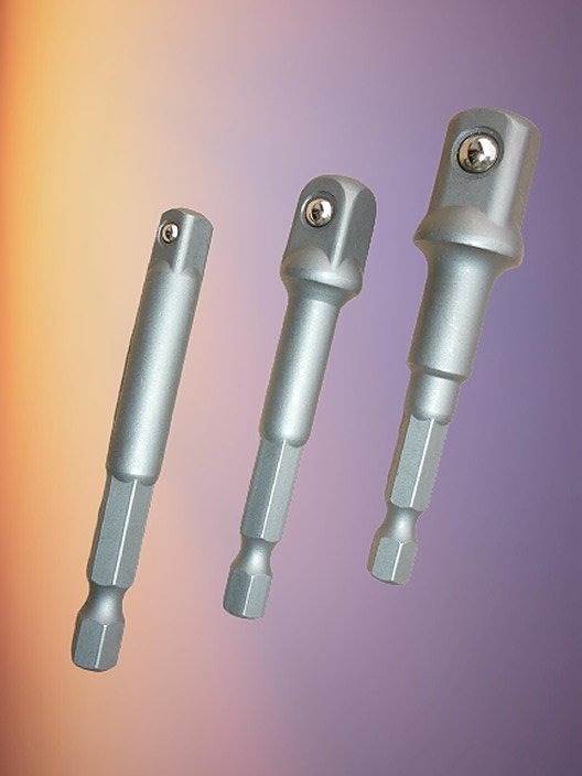 Stecknuss Verlängerung 1/4" 3/8" 1/2" CV Ratsche Akkuschrauber 3 Tlg