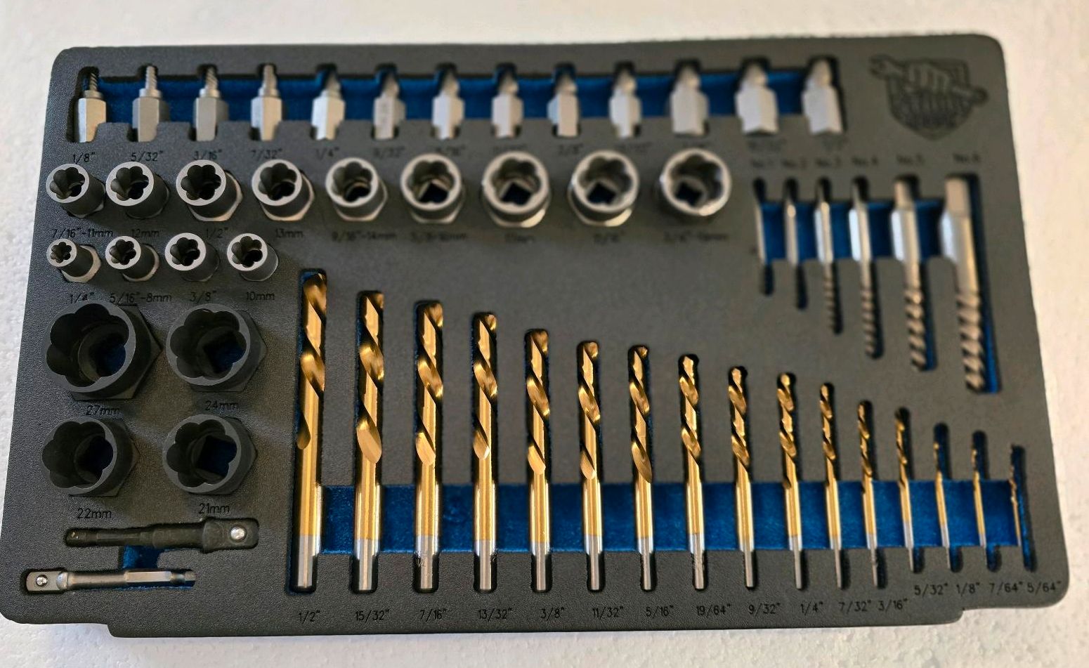 Schrauben Ausdreher Set 54-tlg. zum Ausdrehen defekter Schrauben und  Stehbolzen | Linksausdreher | Handwerkzeuge | Stahl-Faust Onlineshop