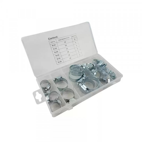 Schlauchschellen Sortiment 26-teilig