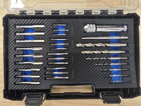Gewindeschneide-Set Titanium 29-teilig M3–M12 HSS4241