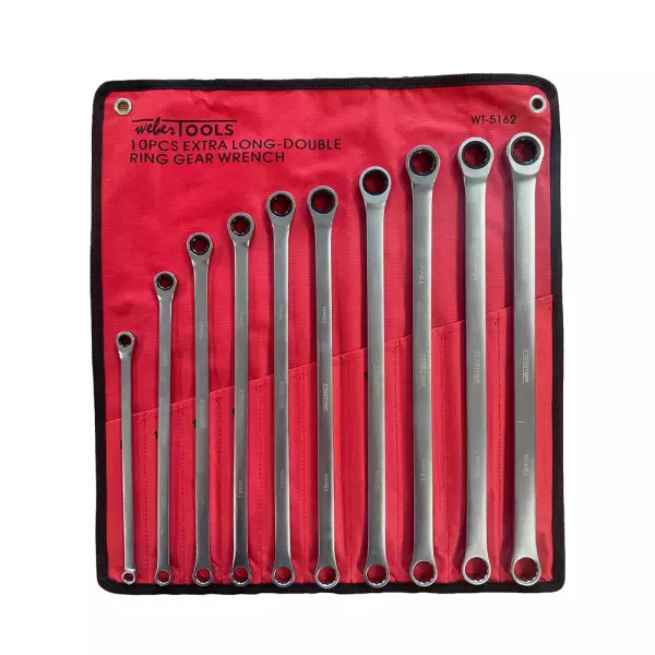 Ring Ratschen Schlüsselsatz Extra Langer 8–19mm 10-teilig